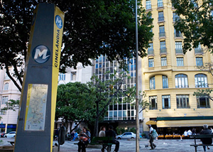 Estação Cinelândia no Centro